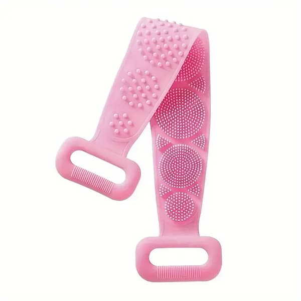 Kropsskrubbebørste, Bærbar Design, Effektiv Eksfoliering,Pink 1, cuozao-b