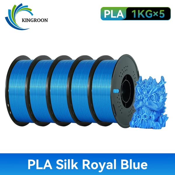 PLA Filament, Luksuriøs Finish, Tangle-Free Design,5KG Boyal Blue