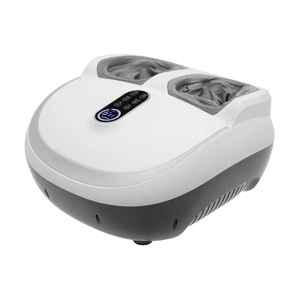 Fotmassageapparat, 9 Intensiteter, 5 Läge,EU-plugg, Vit