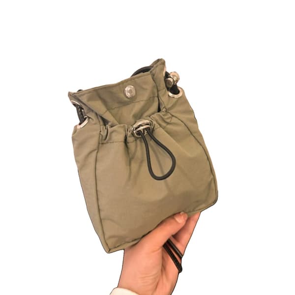 Axelväska, Kompakt Design, Hållbar Nylon,grön