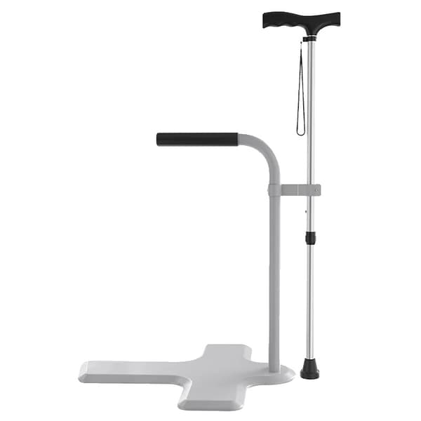 Hjælpestol, Ergonomisk Håndtag, Multifunktionelt Design,HVID