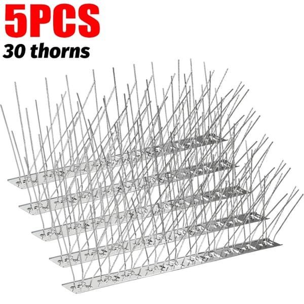 Anti-Due Spidser, Holdbart Rustfrit Stål, Nem Installation,5PCS-30 Torne