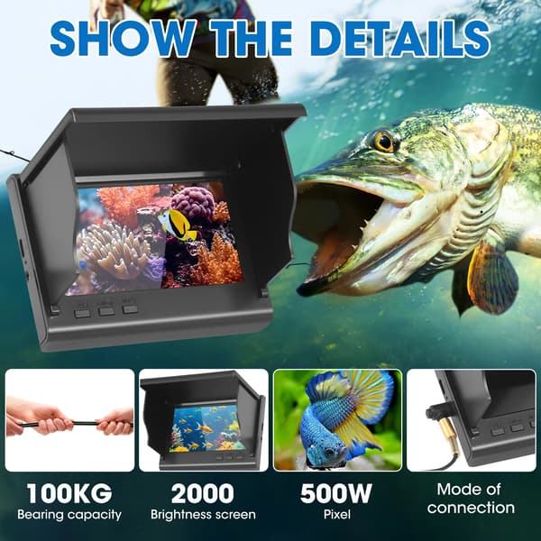 Fiskfinder, Infraröd Nattvision, Vattentät,A