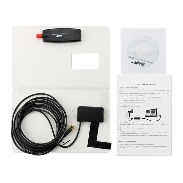 Bilmonitor, DAB+ stöd, Enkel installation, DAB