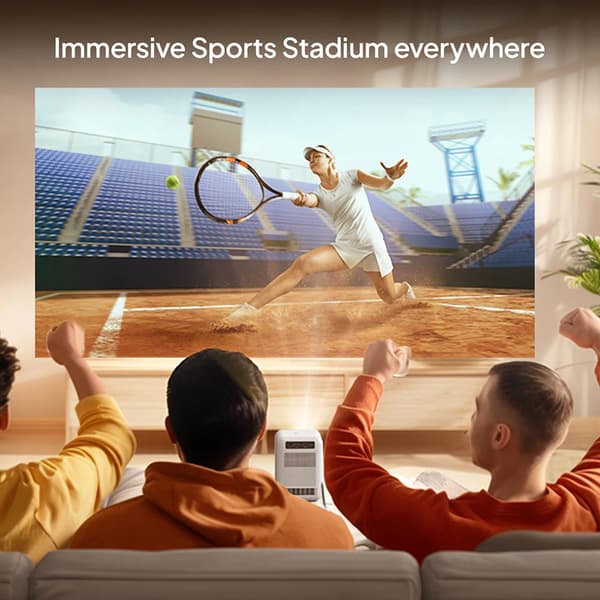 Projektor, 4K-stöd, Trådlös anslutning,U4