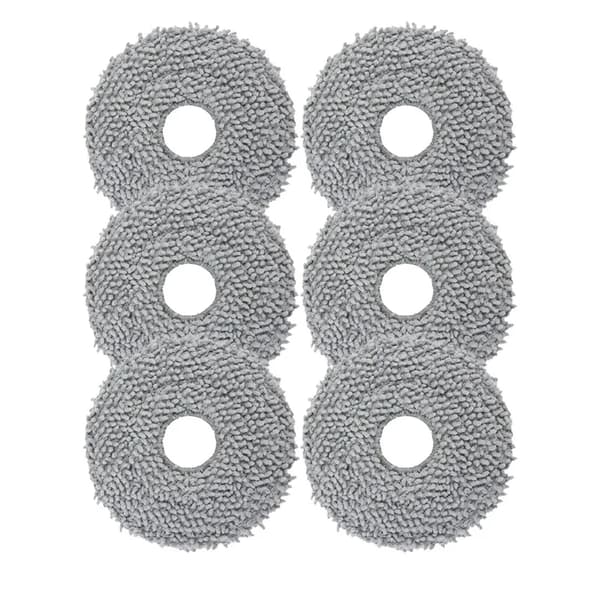 Moppdukar, Mikrofiber Material, Kompatibilitet med Våtservetter,6PCS