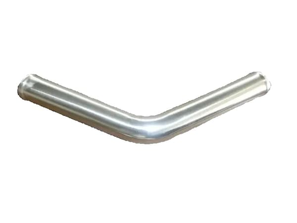Intercooler Rør, Aluminium Konstruktion, 45 Grad Vinkel,Sølv
