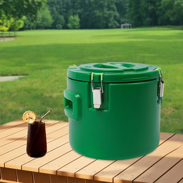Isolerad fat, Hållbar konstruktion, Ergonomisk design,1500ml, grön, 1