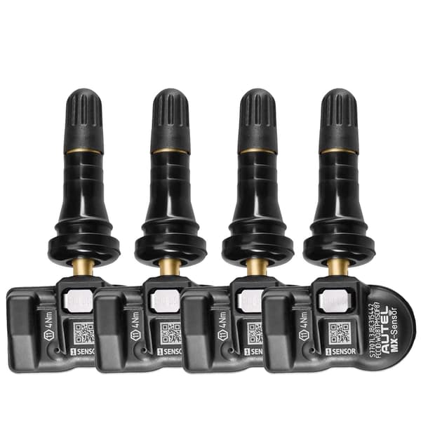 TPMS-sensor, dual frekvens, trådløs programmering,4stk Gummiventil