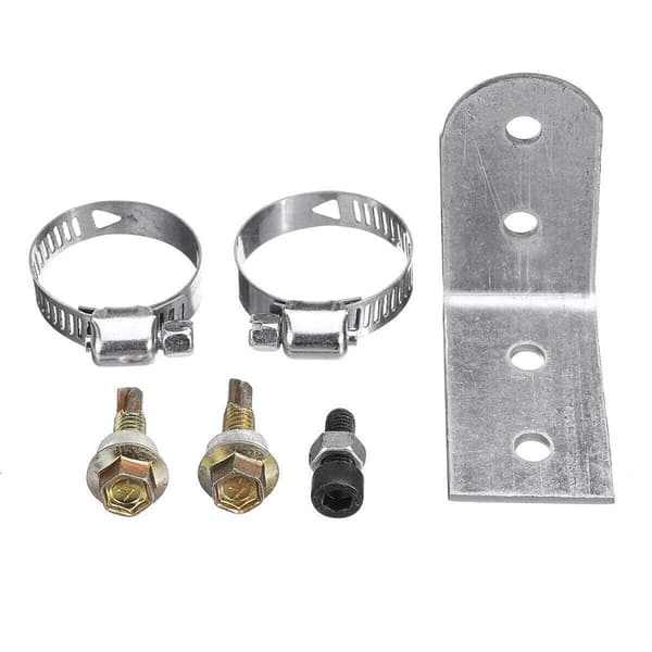 Avgassystem, Rostfritt Stål, Dämpare Tystningskit,Silver