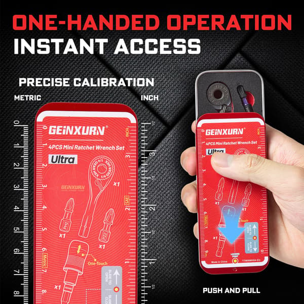 Mini Ratchet Sæt, 72-Tand Mekanisme, Magnetisk Bit Holder,16PCS