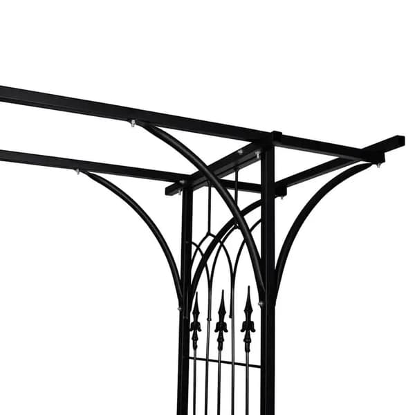 Havebue, Kraftig Metal, Rustik Design,sort
