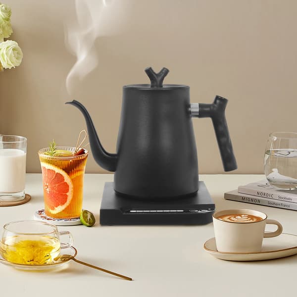 Elkedel, 304 rustfrit stål, intelligent temperaturkontrol,sort