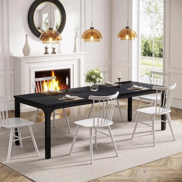 Spisebord, Moderne Design, Pladser 6-8 Personer,sort