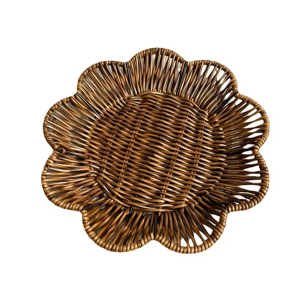 Förvaringskorg, Rattanmaterial, Miljövänlig Design,S, Brun-b