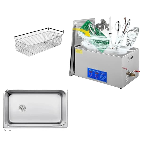 Ultralydsrenser, 40 kHz frekvens, digitalt kontrolpanel,22L JPS-80A