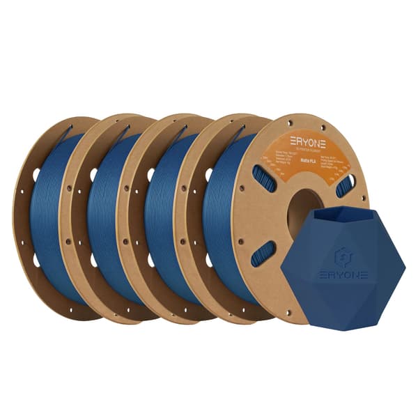 3D-skrivarfilament, Matt PLA, 1,75 mm Diameter,Marinblå-4kg