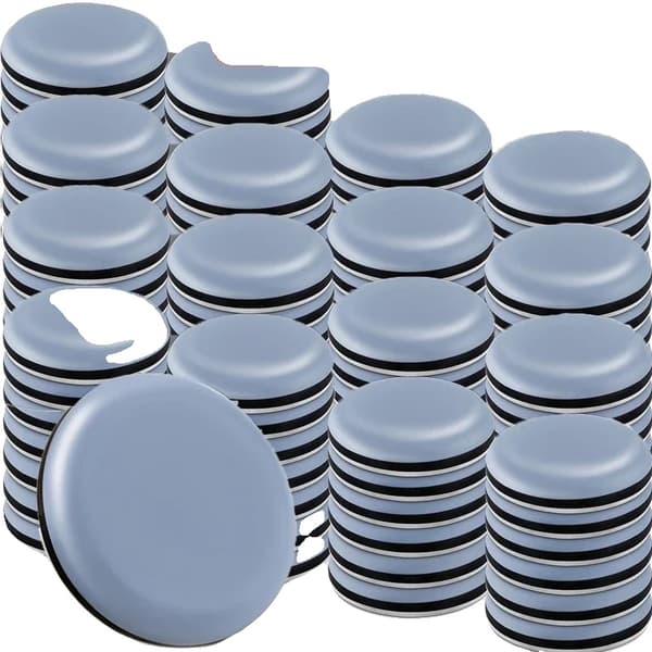 Møbelglidere, Ridsebeskyttelse, Nem Installation,40PCS(10 Sæt)-a, Rund