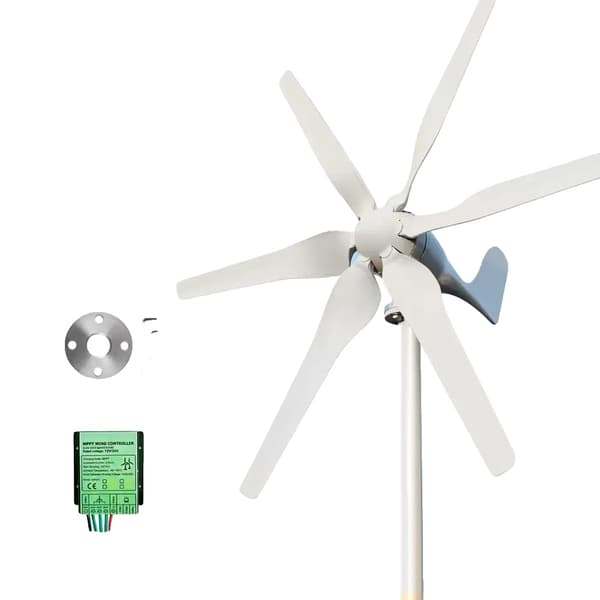 Vindmølle, Høj Effektivitet, Off-Grid Kompatibilitet,48V, Med gratis controller, 3000W