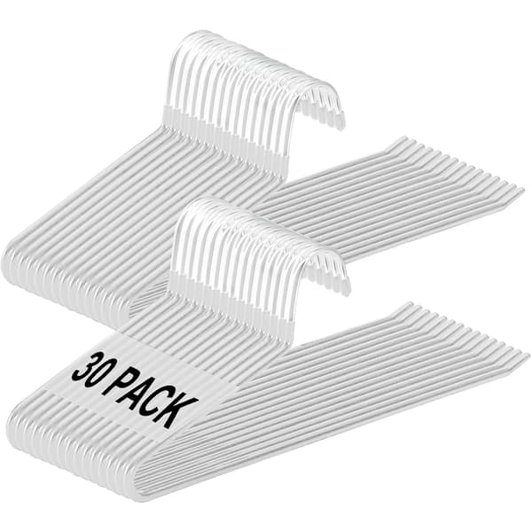 Klädhängare, Platsbesparande Design, Hög Viktkapacitet,VIT