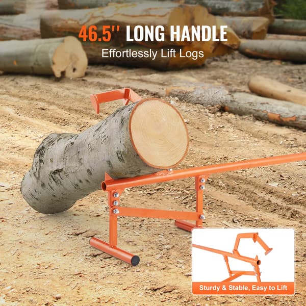 Log Lifter, Raskas Teräs, Säädettävä Koukku,48tuumaa