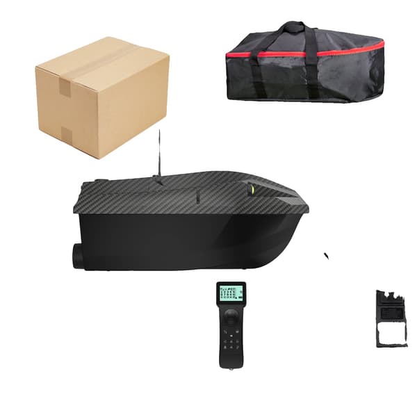 Bait Boat, GPS-navigering, Hög dragkraft,svart