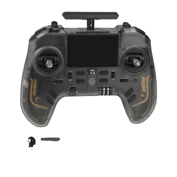 RC Transmitter, 2,4-tommer IPS Skærm, Programmerbar Controller,sort