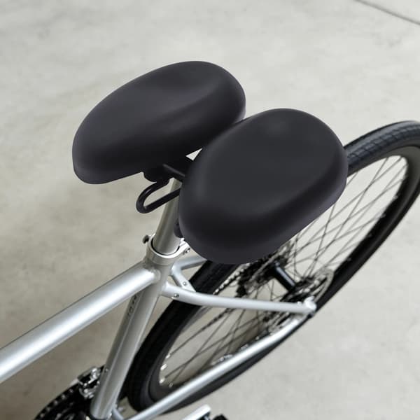 Cykelsæde, Justerbar Bredde, Ergonomisk Design,sort