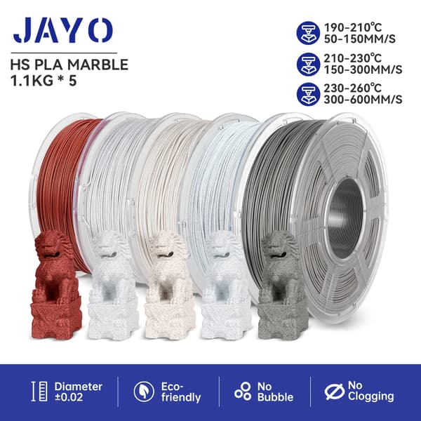 3D Filament, Hög Hastighet, Marmor Textur,HSPLAMB MXI01
