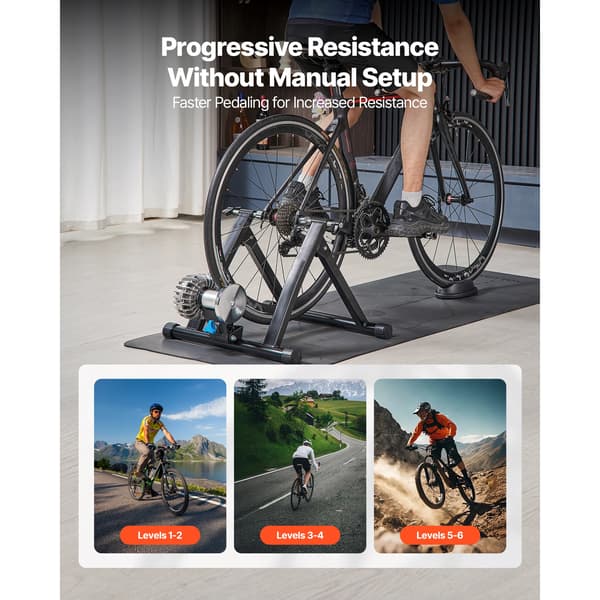 Pyörätreeni, Progressiivinen Vastus, Kompakti Muotoilu,Musta