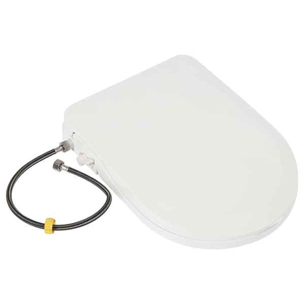 Bidettoalettstol, Dubbeldysystem, Ergonomisk Design,VIT