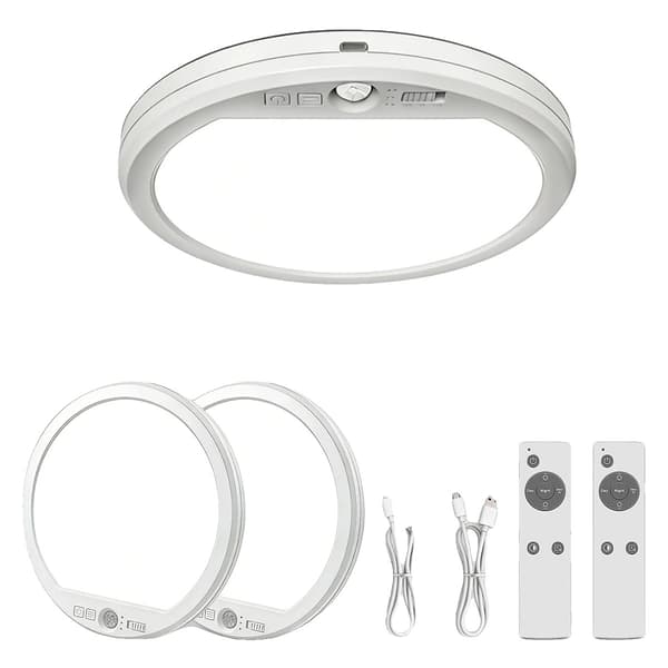 Loftlampe, Bevægelsessensor, Dæmpbar,2PCS