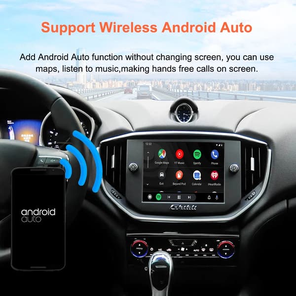Interfaceboks, trådløs CarPlay, Android Auto-support,8,4 tommer skærm