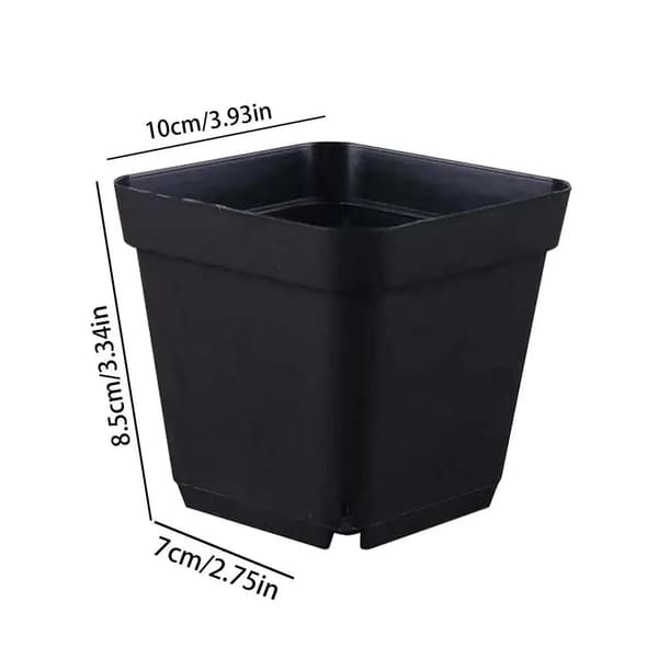 Växtkrukor, 50 stycken, hållbart plastmaterial,10cm  50Pcs