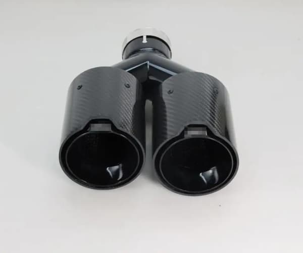 Avgasspetsar, Kolfiber, Dubbel Kompatibilitet,2 PCS