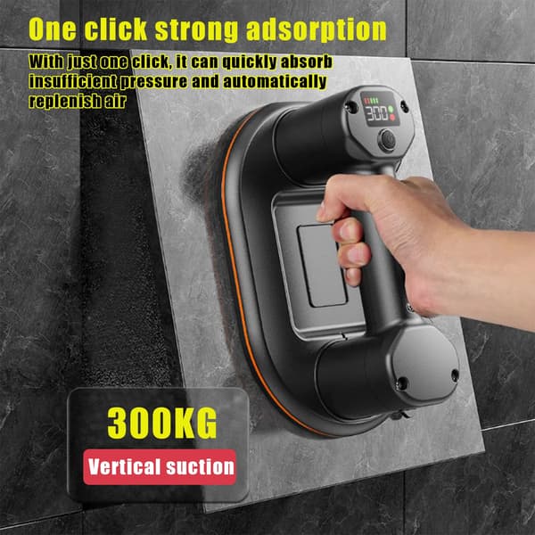 Sugkopp, 300 kg sugkraft, LCD-display,660 lbs sug