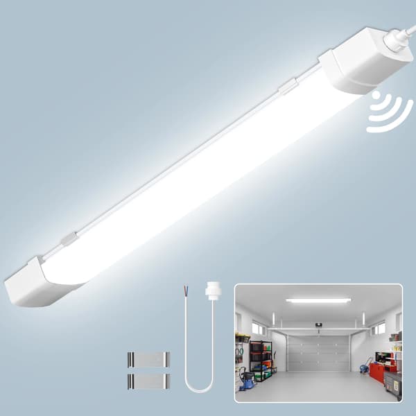 LED Batten Lys, Radar Sensor, Vandtæt,115cm 6500K 40W