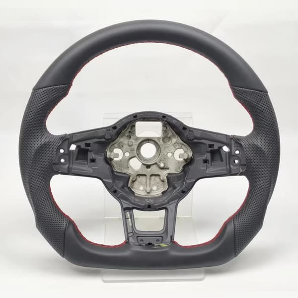 Rat, 350 mm Diameter, Holdbart Syntetisk Læder, Passer til MK7 Golf Serie, Forbedret Greb, Nem Installation