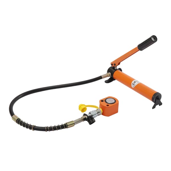 Hydraulisk Ramcylinderjack, 350CC Oljevolym, 70Mpa Maximalt Tryck,ORANGE RED