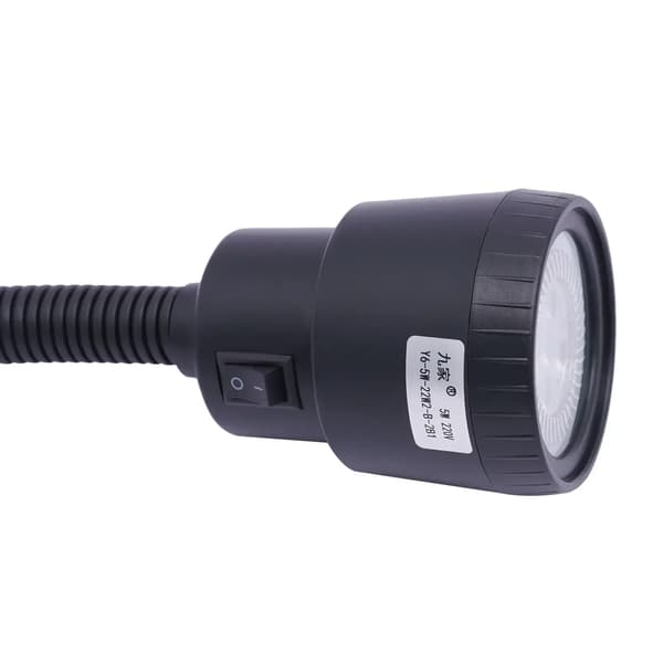 Maskinlampe, Magnetisk Base, IP50 Vandtæt,sort