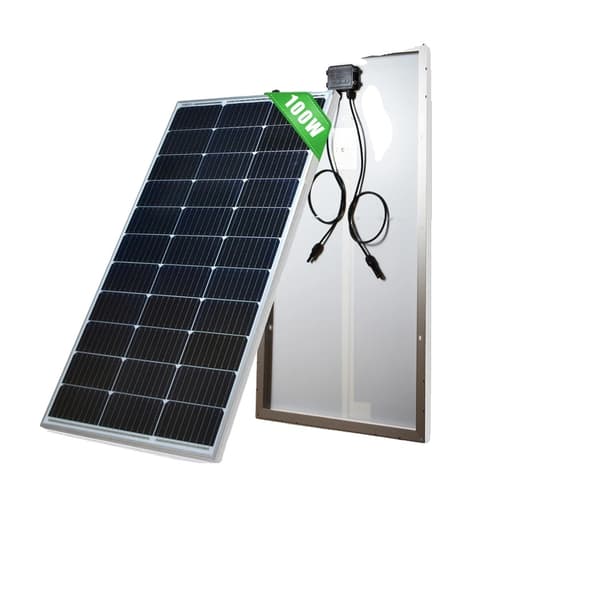 Solpanel, Høj Effektivitet, Vandtæt Design,1PCS  100W