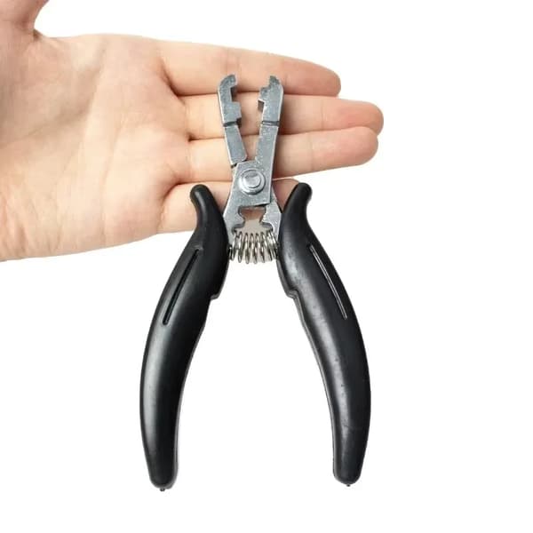 Hårforlængelse Tang, Rustfrit Stål, Præcisionsgreb,1pc