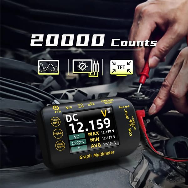 Digital multimeter, datalogging, hög noggrannhet,S450
