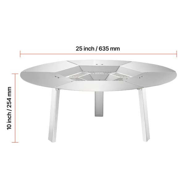 Varmeafleder, Holdbart Rustfrit Stål, Kompakt Opbevaringsdesign,type3