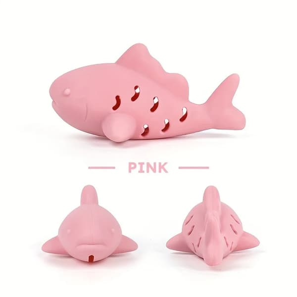 Interaktivt Kæmpelegetøj, Holdbart Silikone Design, Engagerende for Små Kæledyr,pink 1pc