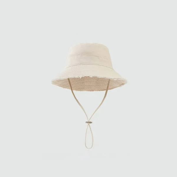 Bucket Hat, Solbeskyttelse, Casual Stil,A, 56-58cm