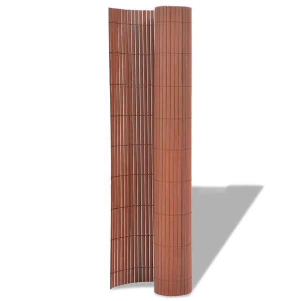 Trädgårdsstängsel, Hållbar PVC, Modern Design,Brons
