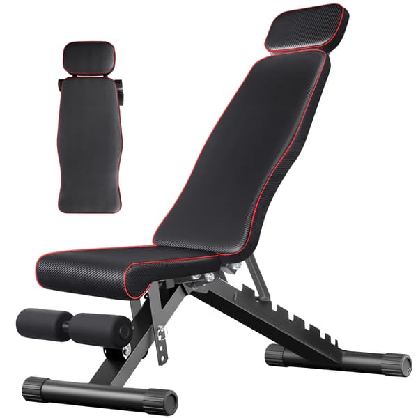 Træningsstol, Justerbar Højde, Ergonomisk Design,sort