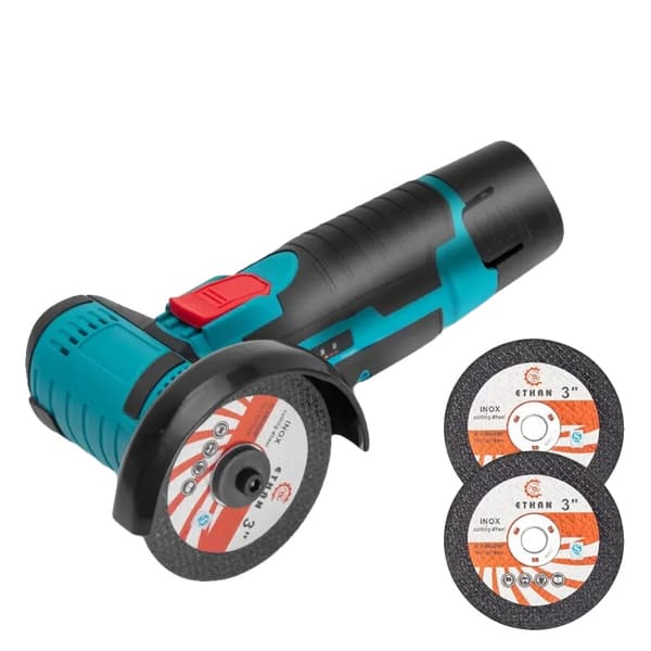 Vinkelslip, Poleringsfunktion, Borstlös Motor,Blå