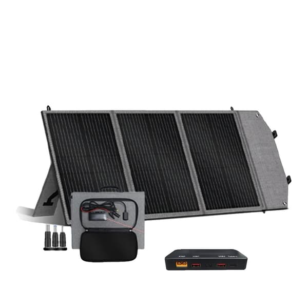 Bærbar Solpanel, Høj Effektivitet, Kompakt Design,SP100 100W